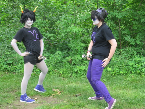 Jatz-Productions:Troll shoot. All hail the Circle of Life.Vriska: Dorky-Raccoon-HatHorned Gamzee: Bo