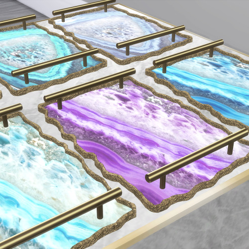 xplatinumxluxexsimsx:| Luxe Geode Tray |• Six swatches!DOWNLOADPatreon early access - Public 23rd Se