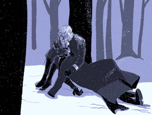 staryaoirs:Hux. You’re trembling. Are you cold?No. Be quiet. Help will soon arrive.Hah. Sheddi