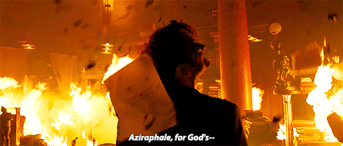 olympain:Crowley had lost Aziraphale, and the world was ending in a few hours. 