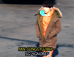 hogays:   10 | ∞ Infinite offstage: Grandpa Gyu’s fans reminding him not to