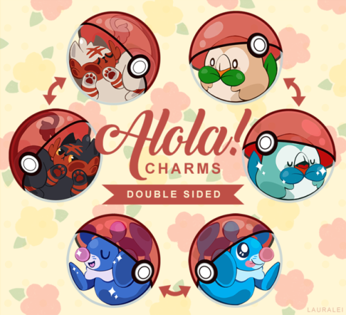 lauralei:get your alolan starters just in time for ultra sun &amp; ultra moon!! ✿ I always loved how