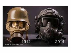 gas-mask-elitists:  Look how far the world has come in 100 years…