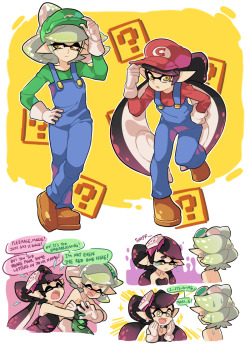 gomigomipomi:  Super Squid Sisters!!    &lt;3 &lt;3 &lt;3