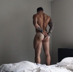 mega-panther:  johnnyathens:   mrbiggest:   COME HERE ..I PROMISE …IT WON’T HURT A BITE     Protect me from what I want…    Fabulous ass mouthwatering cock  