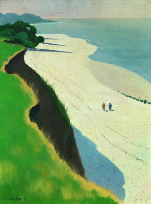 landscapemode:Felix Vallotton (Switzerland, 1865 - 1925) The White Beach, 1913 oil on canvas 67.95 