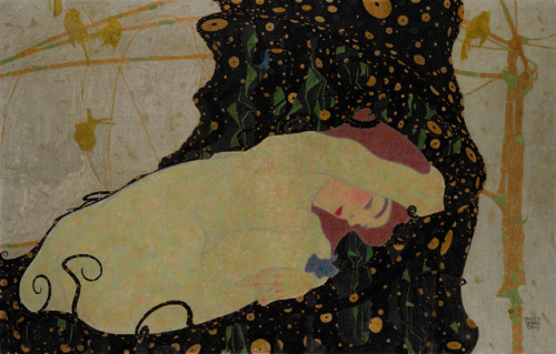 Egon Schiele - Danaë - 1909