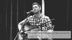 rockandrollchick:  Jensen singing + youtube