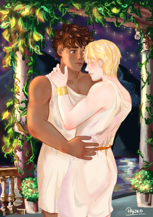 pank0:This is my gift for the @capri-secretsanta​ event for #16. The prompt was Damen and Laurent + 