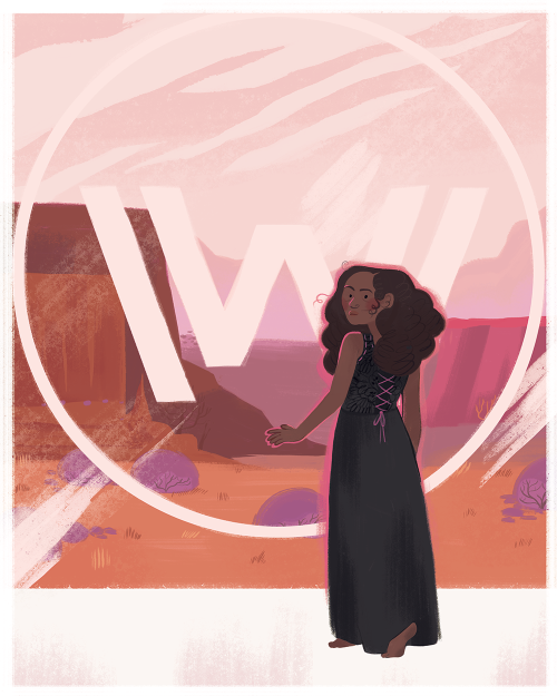 my grand idea of drawing all the Westworld girls and posting them in one big collection petered out 