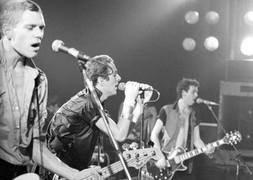 The Clash Performs On Stage At Hammersmith Palais , Hammersmith , London , UK , June 17th , 1980 .