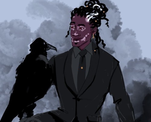 wastrelwoods:kravitz season! hot girl summer make way for hot corpse autumn…we stan a goth bi