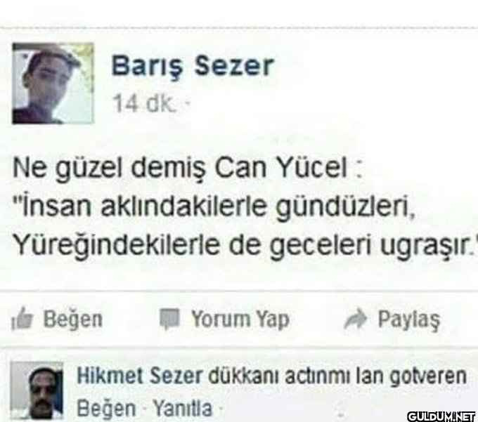 Barış Sezer 14 dk. Ne...