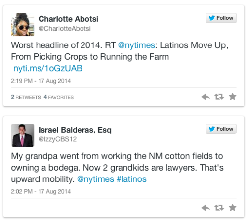 micdotcom:  The New York Times pisses off Latino readers with wildly tone deaf headline 