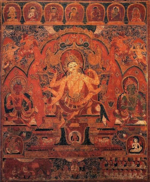 Vasudhara paubha, Nepal or Tibet