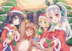 cute-girls-from-vns-anime-manga:  【仕事】進め！たかめ少女！リークリスマス！