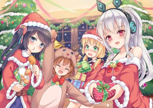 cute-girls-from-vns-anime-manga:  【仕事】進め！たかめ少女！リークリスマス！ by  ミルクセーキ@一日目東N05a  