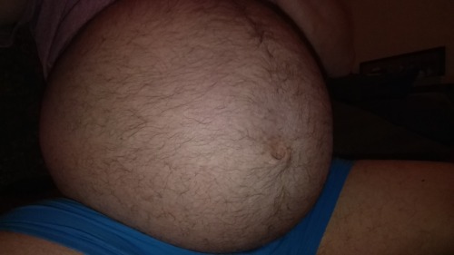 ballbelly:  Birthday weekend gluttony 53 ½"