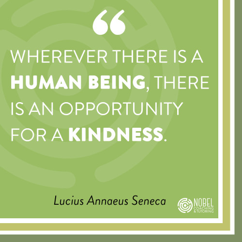 This week, we’re all about #kindness. When we’re scared for ourselves and our future, it