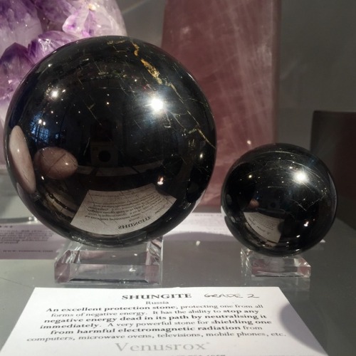 Shungite Spheres Shungite is the stone to have for our modern-day lifestyles because it is a very po