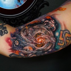 tattoosnyc:  The space and time are related