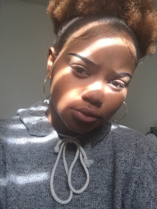 XXX averageblackteen:  Black girl glow 😈👽 photo