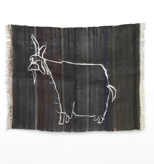 Pashmina Goat
2020
Silk Embroidery on Woven tapestry
50"x60 inches (101.6 x 152.4 cm)