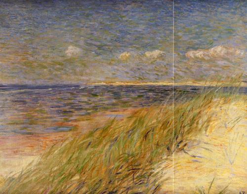 artist-rysselberghe: The Dunes Zwin, Knokke, 1887, Théo van RysselbergheMedium: oil,canvas