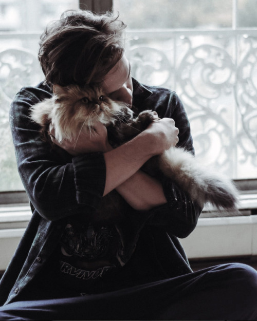 alexander calvert (and his cat, lord tyrion)