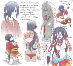 kohiu:  tw: Koujaku’s route spoiler. ♀Koujaku