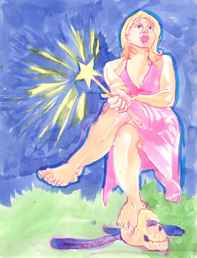 Ink and watercolor on paper, 11&quot;x14&quot;, Matt Bernson 2013 These are