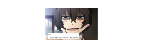 bungou stray dogs as tumblr textpostplease like or credit @yabokuz if you take anything. more bsd e