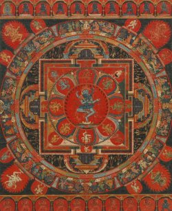 magictransistor:Hevajra Mandala. Tibet. 15th century.