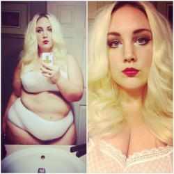 killerkurves:  khaleesidelrey:  .i am yours now. #effyourbeautystandards #honormycurves #plussize #plussizelingerie #curvy #curves #softgirls #biggirlbeauty #blonde #bombshell