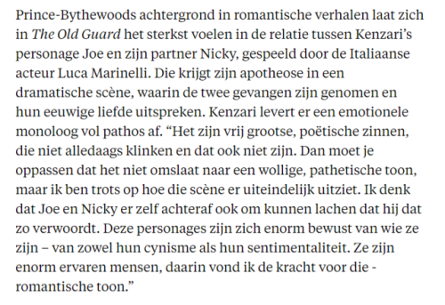 harrynightingales:toneelspeelster:marwan kenzari on the joe/nicky van scene in a dutch magazine arti