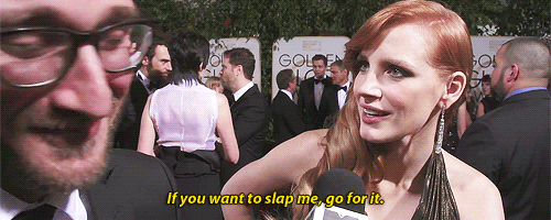 Porn  Josh Horowitz tries to get Jessica Chastain photos