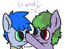 asknutjob:unhinged-pony:FRIEND!asknutjob