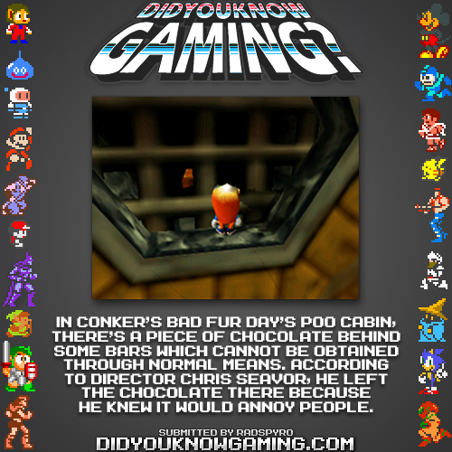 XXX didyouknowgaming:  Conker’s Bad Fur Day. photo