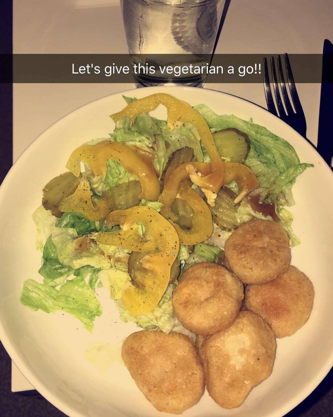 Today I decided to not eat meat anymore! I&rsquo;m hoping I can stick to it!