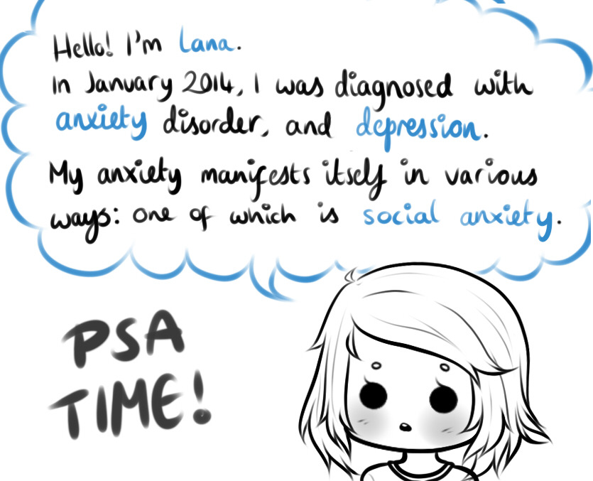 follows-me-into-the-woods:  PSA TIME - SOCIAL ANXIETY I am an extrovert. I am talkative,