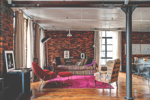 urbnindustrial:100 Year Old Clothing Factory Loft in NYC