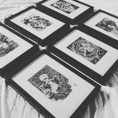 Im excited to announce that I am releasing a series of framed works for display and purchase in a lo