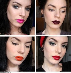 beautylish:  Check out these eight easy steps to break out of a makeup rut! Viola H., shown here, switches up her lip colors for an instant change-up to her whole look!