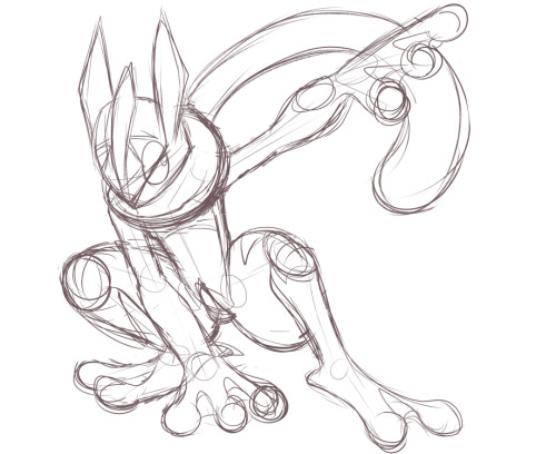 Another one of my more messy sketches. Something seems imbalanced here, but I can’t seem to figure out a fix.