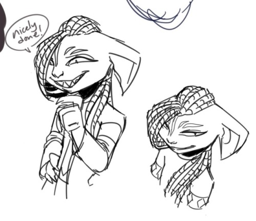 I see I never posted doodles of my EXTREMELY and DEVILISHLY handso-I mean annoying inquest asura, Jo