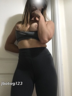 sexygirlwholifts:  @jbotwg123  Happy SBW @jbotwg123 😘 my girl is back again showing off that banging bod.. the second pic is obviously not for several reasons but I just can’t get over how amazing those hips and curves are.. 🤪🤪🤪like those