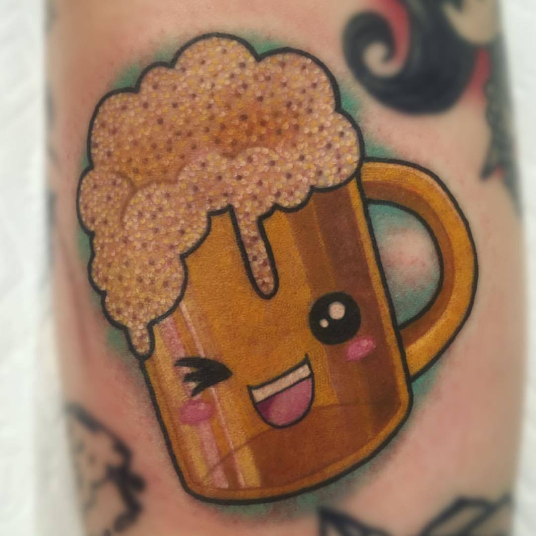 Raise a Glass to These Beer Tattoos  Tattoo Ideas Artists and Models