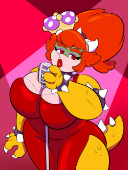 slewdbtumblng: uzrottenbrains:   One more @slbtumblng Bowsette. A fond farewell to this meme     Don’t fear, don’t shed a tear, ‘causeI’ll be your 1UP girl   🎵     &lt; |D’‘‘‘‘‘
