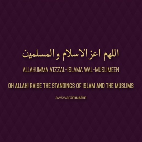 awkwardmuslim:  اللهم اعز الاسلام والمسامين