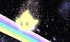 raysoccultbooks:   Kirby and Luma.  It’s a pity Tumblr won’t let me have anything
